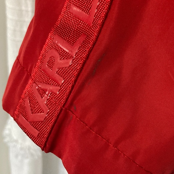 Red Karl Lagerfeld Windbreaker/Rain jacket - Picture 5 of 5
